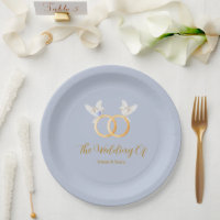 ADELLE Simple Dusk Blue Couple Wedding