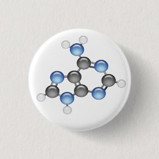 Adenine 3 Cm Round Badge