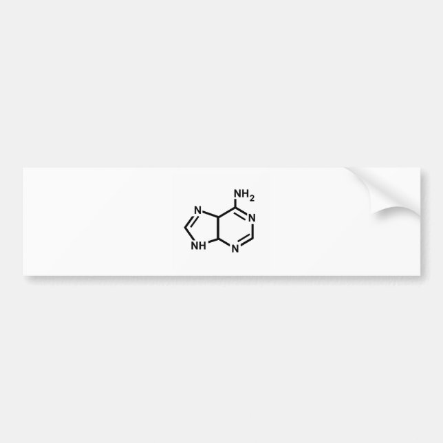 Adenine Bumper Sticker (Front)
