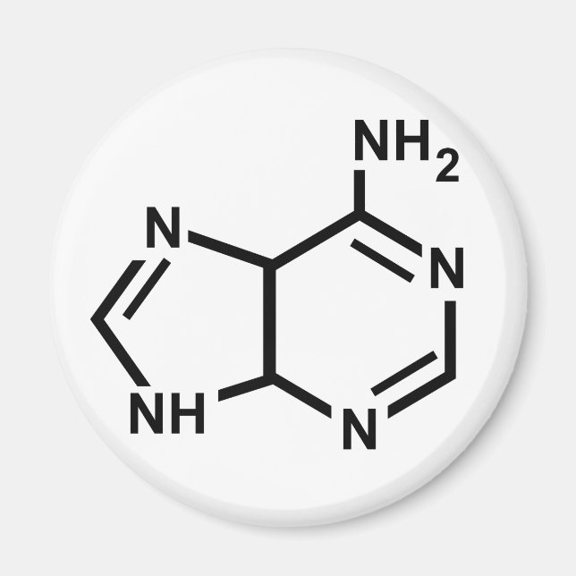 Adenine Magnet (Front)
