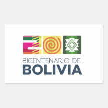 Adesivo bicentenario de Bolivia