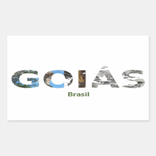 Adesivo Goiás Rectangular Sticker