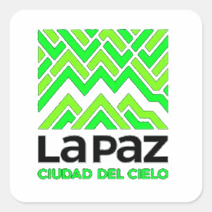 Adesivo La Paz ciudad del cielo Square Sticker