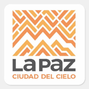 Adesivo La Paz ciudad del cielo Square Sticker
