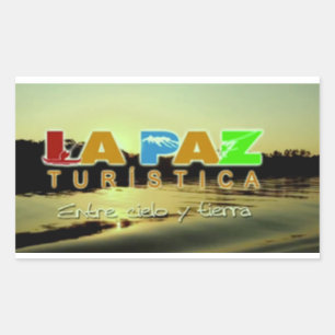 Adesivo La Paz turistica Rectangular Sticker