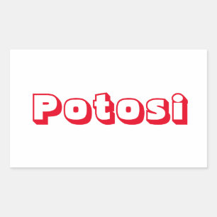 Adesivo Potosi Rectangular Sticker