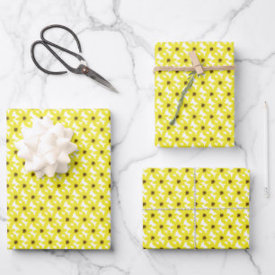 Adey Abeba: Ethiopian Flower  Wrapping Paper Sheet