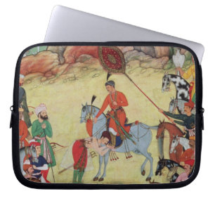 Adham Khan paying homage to Akbar at Sarangpur, Ce Laptop Sleeve