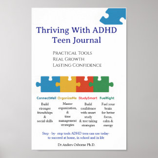ADHD  2] Use this one ***FRONT COVER  TEEN JOURNAL Poster