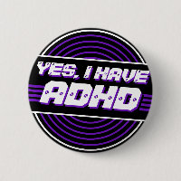 ADHD 80s Music Black Purple Vinyl Record