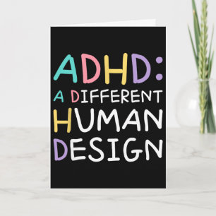 Adhd A Different Human Design Awareness Statement Card