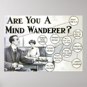 ADHD Advertising Poster   Vintage Ad   