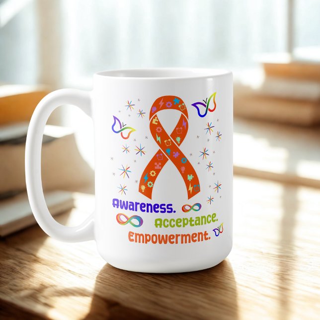 ADHD Advocacy Ribbon Coffee Mug (Creator Uploaded)