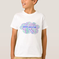 ADHD and Proud Motivational Inspirational T-shirt