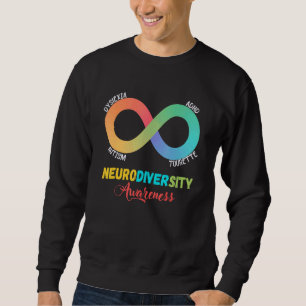 Adhd Autism Dyslexia Tourette Neurodiversity Aware Sweatshirt