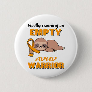 ADHD Awareness 6 Cm Round Badge
