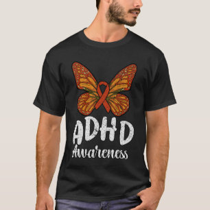 ADHD Awareness Butterfly Gift T-Shirt