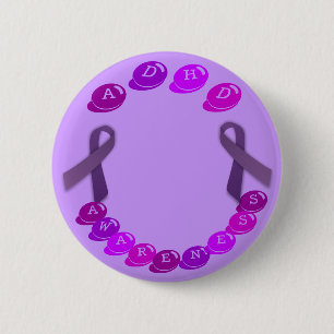ADHD Awareness button (customisable)