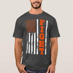 ADHD Awareness Fight American Flag 4th Of July Hap T-Shirt