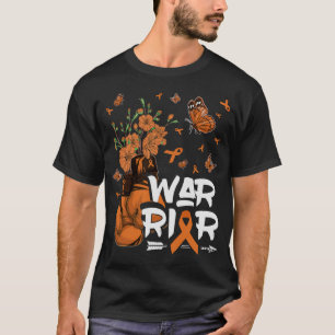 ADHD Awareness Month Warrior Boxing Gloves & Orang T-Shirt