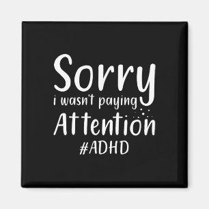 Adhd Awareness Warrior Clothing Gifts Men Women Ad Magnet