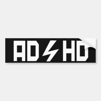 ADHD BUMPER STICKER