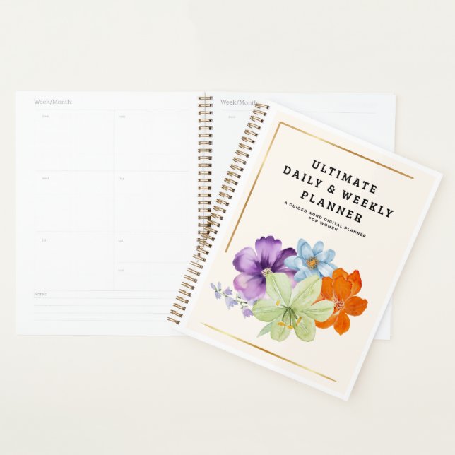 ADHD Daily-Weekly Planner for Women  (Display)