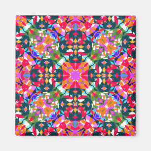 ADHD Dopamine Boost Positivity Pattern Colourful Magnet