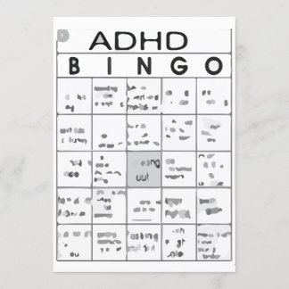 ADHD FUNNY INVITATION