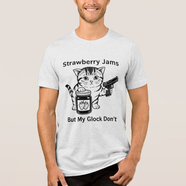 ADHD Humor Meme – Can You Repeat The Part Tri-Blend Shirt (Front)