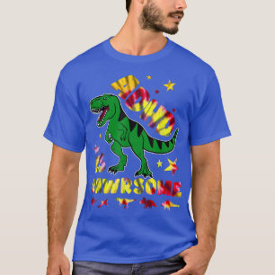 ADHD Is Awesome Boys Girls ADHD Awareness Dinosaur T-Shirt