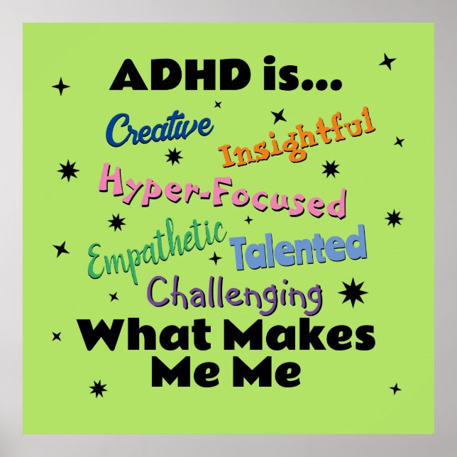 ADHD is...Poster Poster (Front)