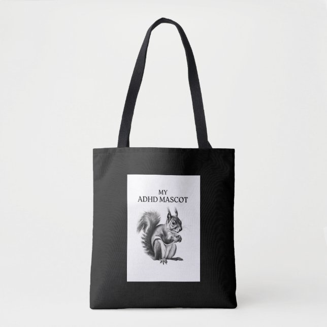 ADHD mascot Tote Bag (Front)