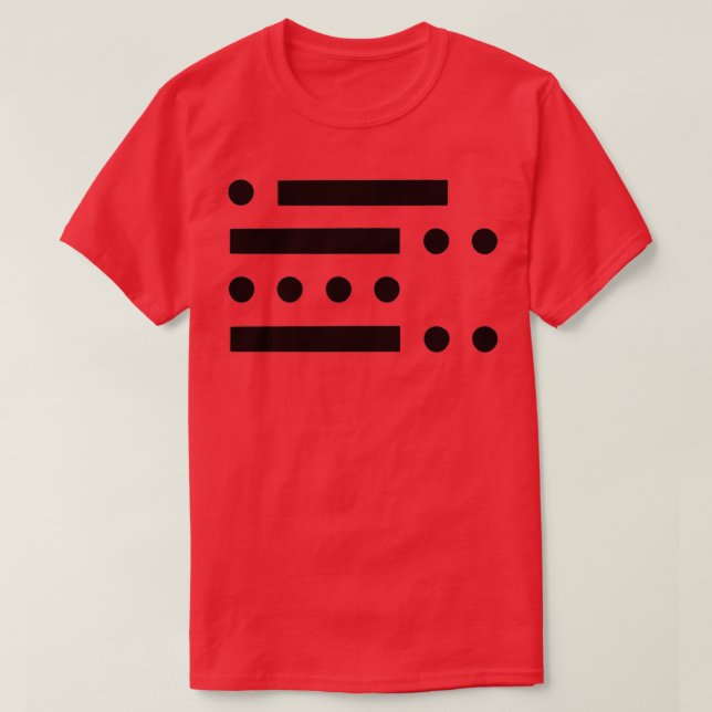 ADHD Morse Code T-Shirt (Design Front)