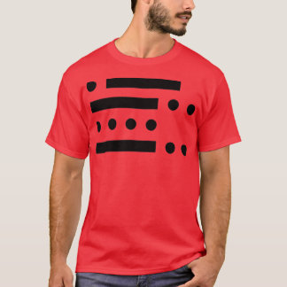 ADHD Morse Code T-Shirt