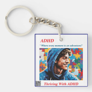  ADHD Mug Key Ring