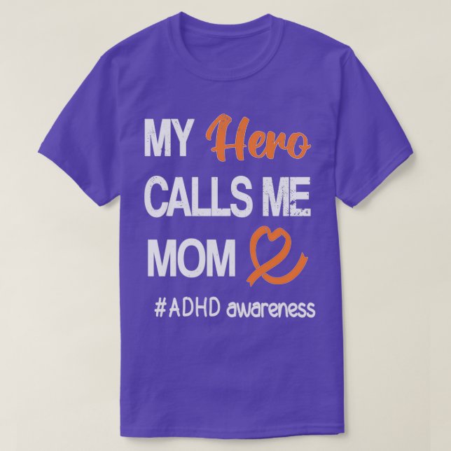 ADHD Mum Attention Deficit Disorder Awareness 3 T-Shirt (Design Front)