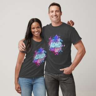 ADHD Paint Splatter Brain Shirt