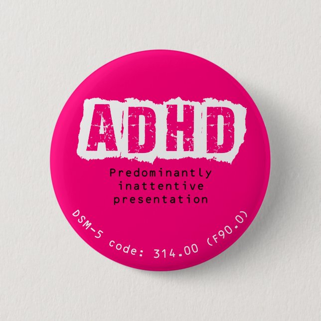 ADHD-PI button (Front)