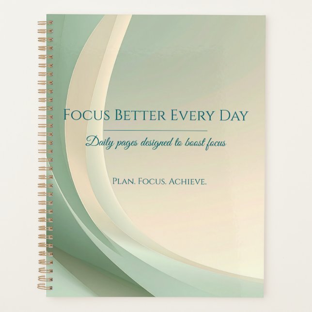 ADHD Planner – Organise Your Day, Boost Focus (Front)