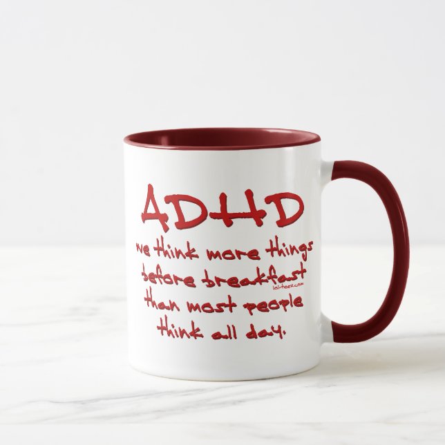 ADHD Think More Mug (Right)