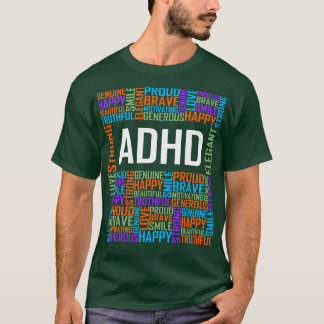 ADHD Words T-Shirt