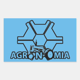 Adhesive Agronomy Rectangular Sticker