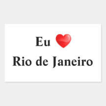 Adhesive I love Rio de Janeiro
