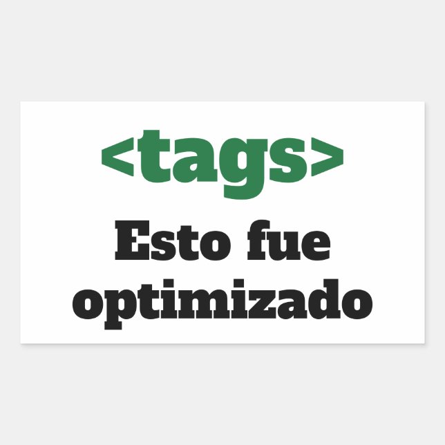 Adhesive optimized rectangular sticker (Front)