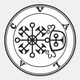 Adhesive Valac Goétia Classic Round Sticker