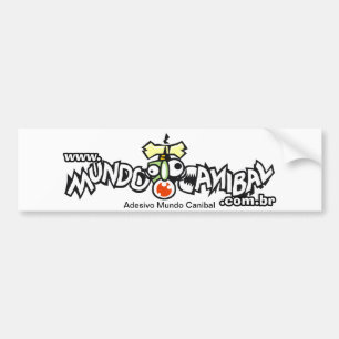 Adhesive World Cannibal Bumper Sticker