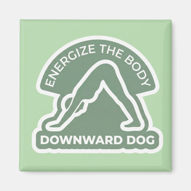 Adho Mukha Svanasana Downward Dog  Magnet (Front)