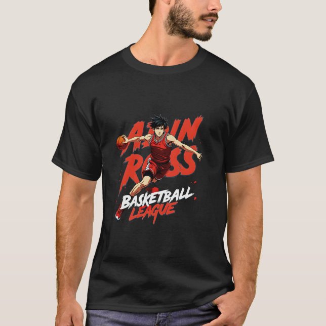 Adin Ross Basketball League Basketball Lovers Bask T-Shirt (Front)