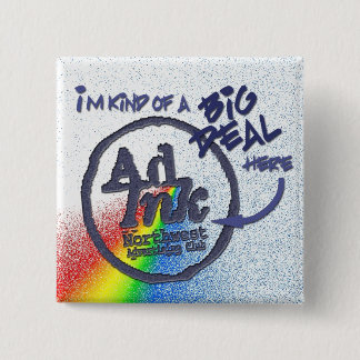 AdInk Big Deal Button, Prism Style 15 Cm Square Badge